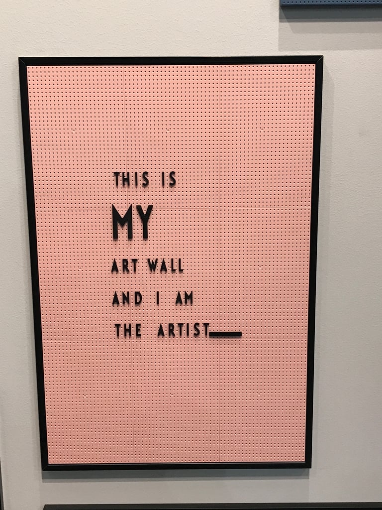 Even letter boards have been given the millennial pink treatment, like this one Nancy spotted.