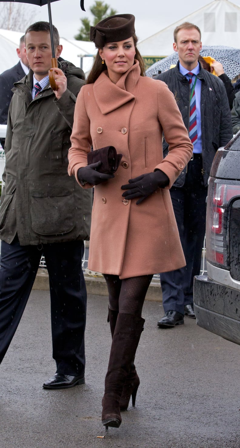 Kate Middleton at the Cheltenham Festival in 2013