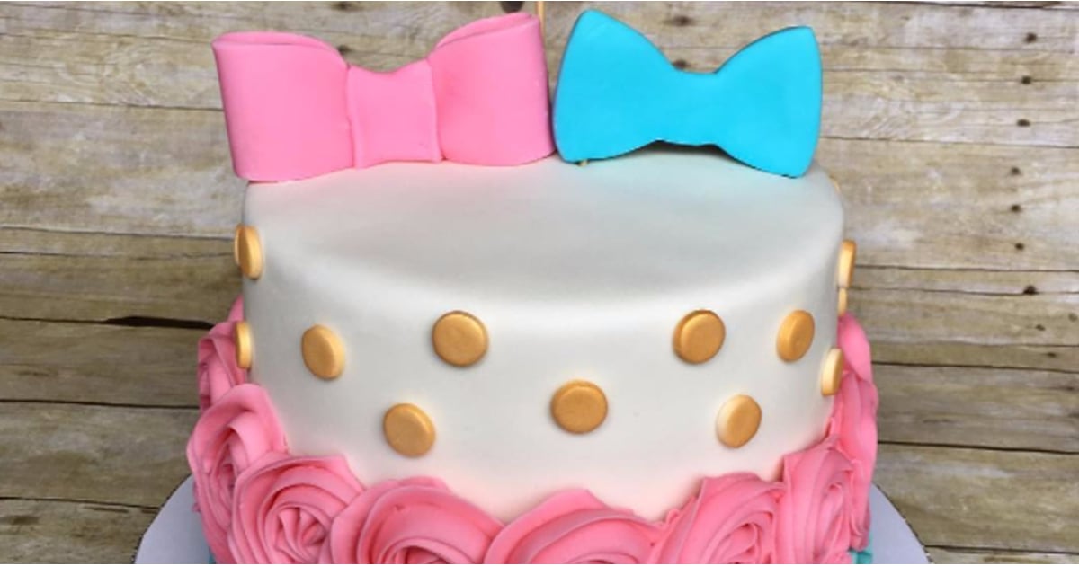 gender reveal cake