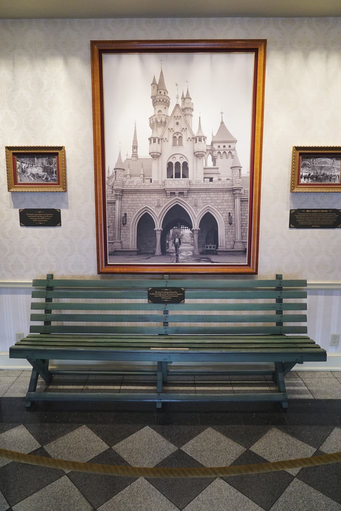 Visit Walt's special bench for inspiration.