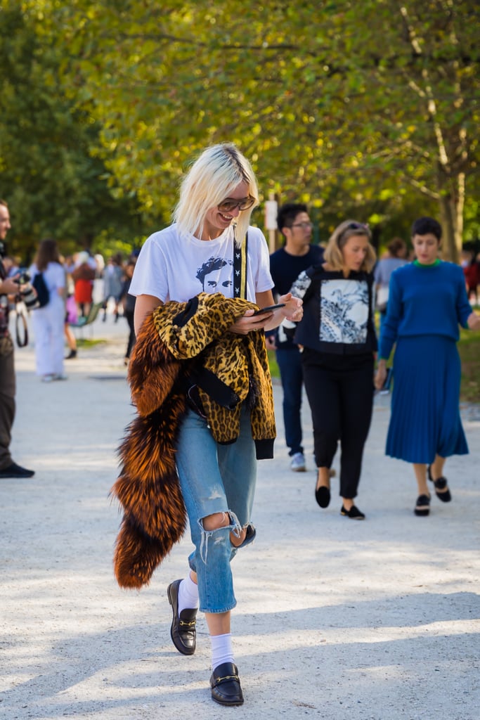 Keep Your Leopard Jacket at the Ready to Throw Over the Casual Jeans and Tee Combo