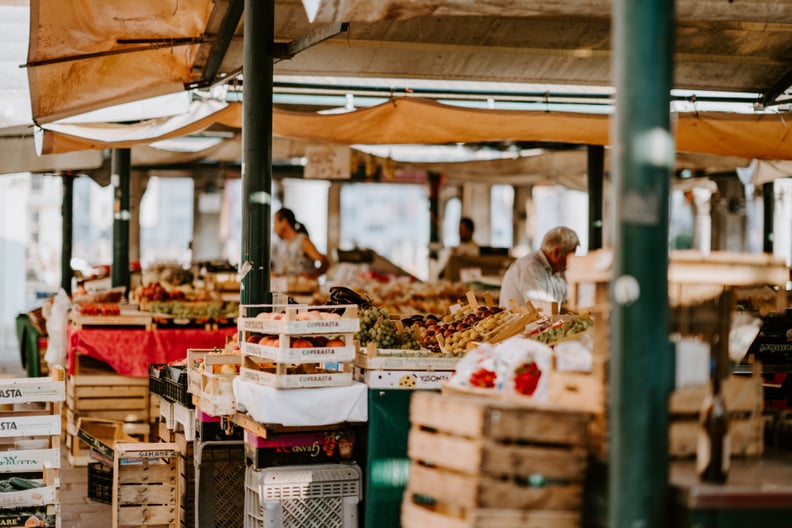 Browse a farmers market.