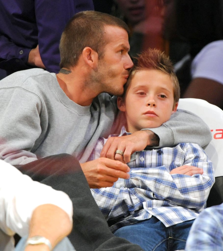 David and Brooklyn Beckham Pictures