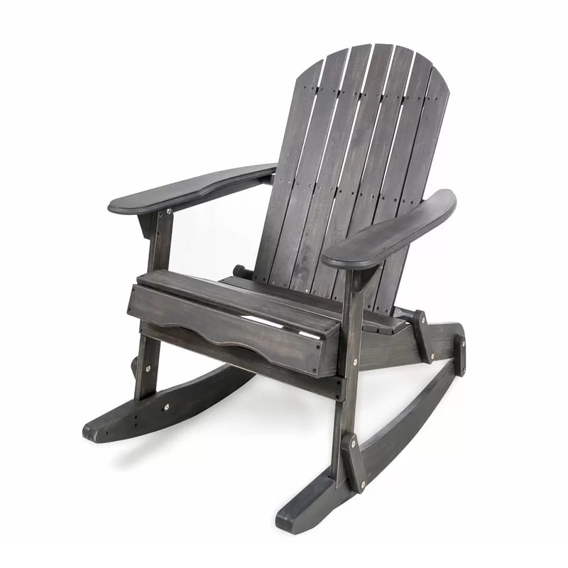 Crossen Solid Wood Rocking Adirondack Chairs