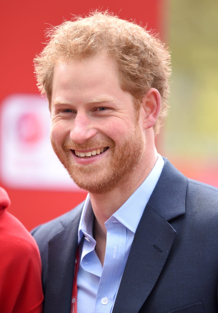 Prince Harry at London Marathon 2016 Pictures