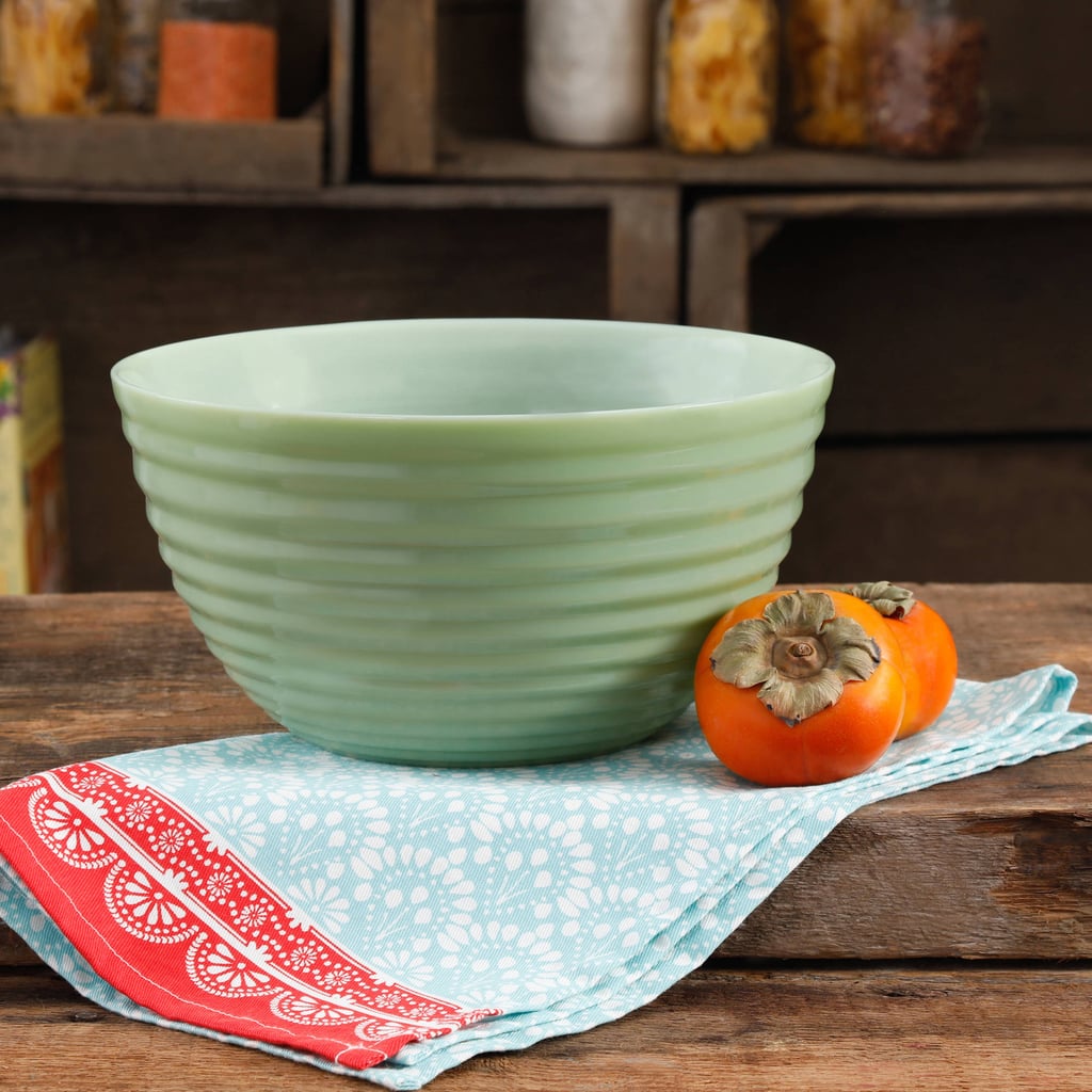 The Pioneer Woman Timeless Beauty 10" Ribbed Glass Bowl ($19)