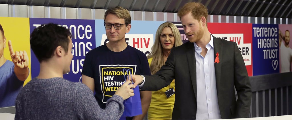 Harry Follows in Diana's Footsteps, Hands Out HIV Self-Testing Kits in London