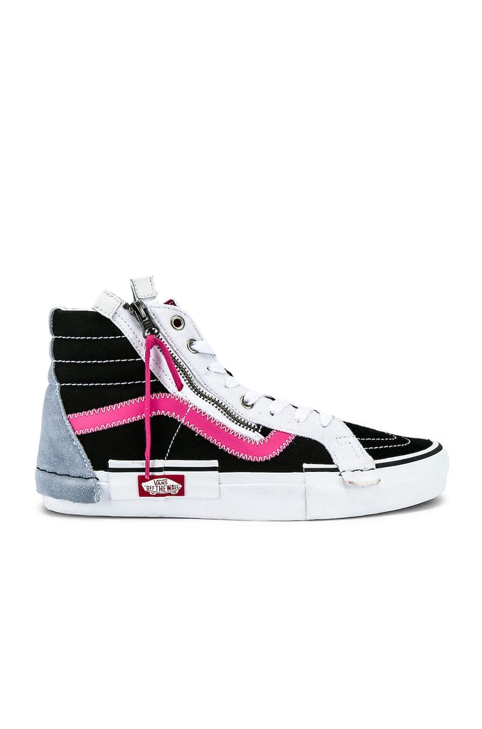 Vans Sk8-Hi Reissue Cap in Black & Azalea Pink