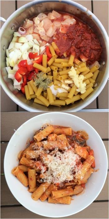 One-Pot Chicken Rigatoni