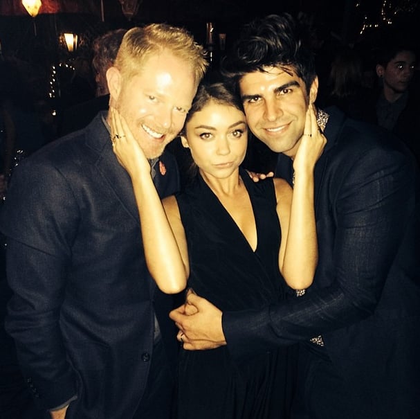 Jesse Tyler Ferguson, Sarah Hyland, and Justin Mikita