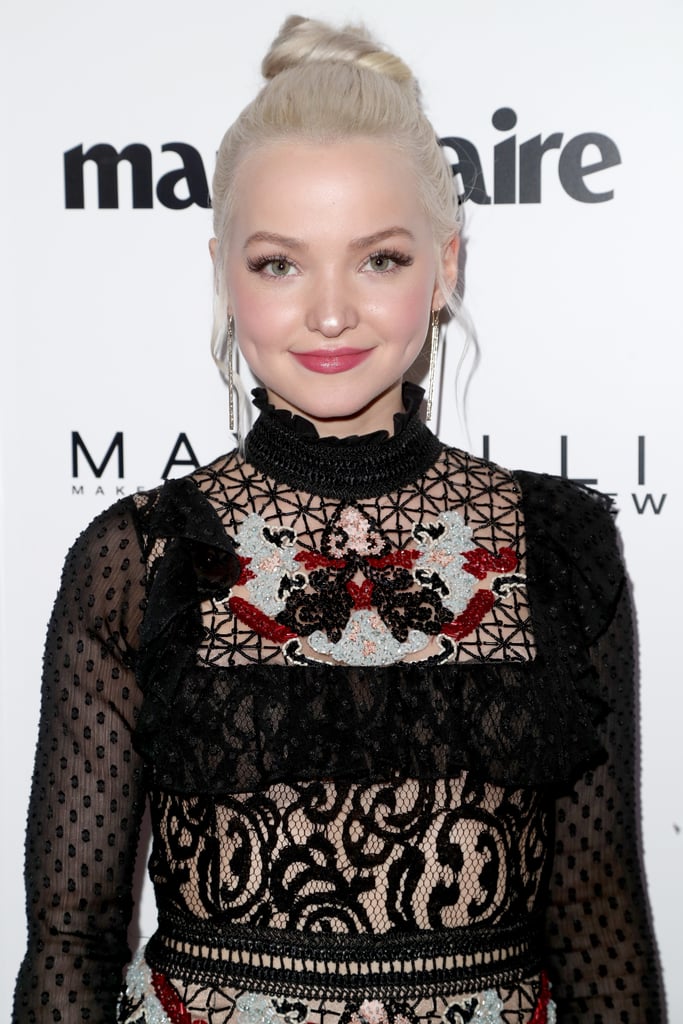 Dove Cameron With a High Bun