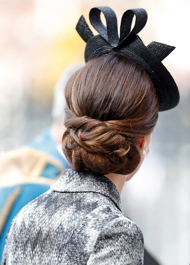 A Low, Braided Bun