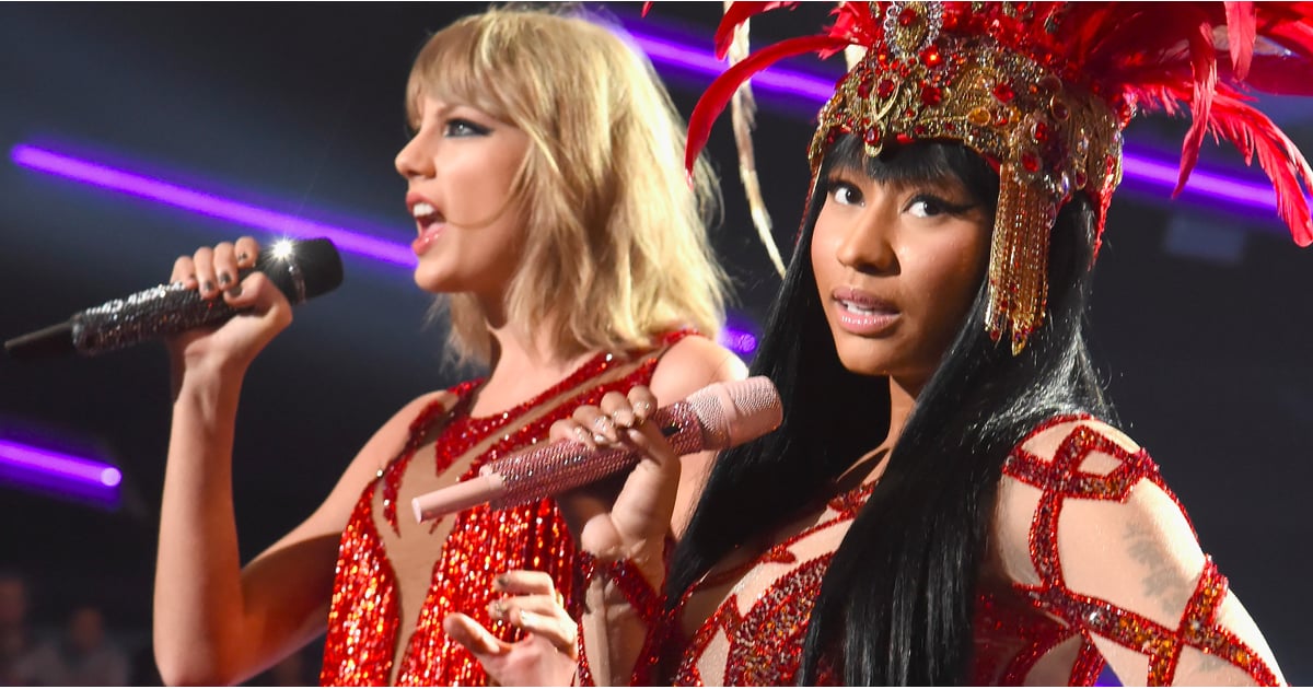 Nicki Minaj Tweets About New Taylor Swift Song 2017 Popsugar Celebrity