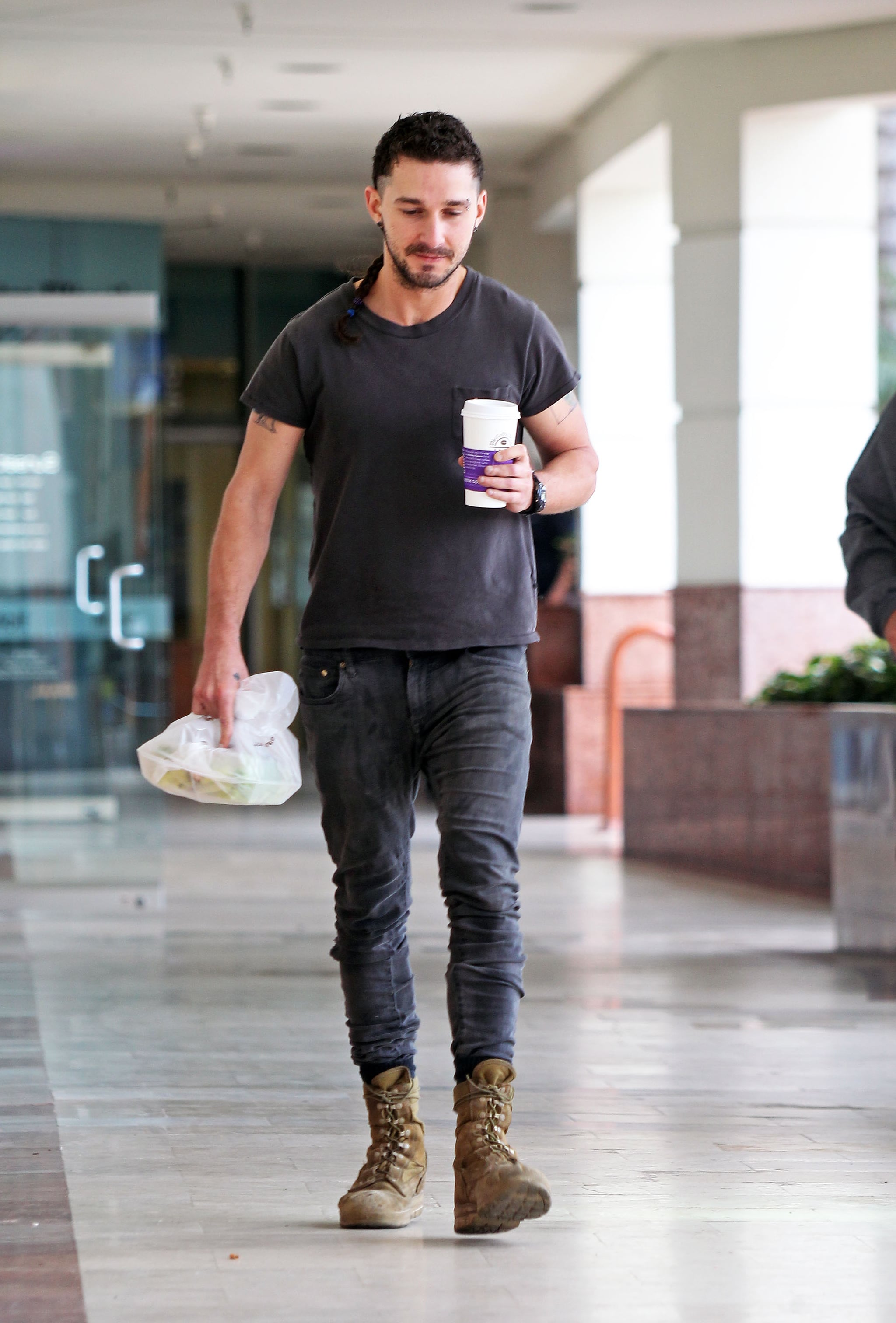 Celebrity Entertainment | LaBeouf Is Sporting an . . . Interesting New Look POPSUGAR Celebrity Photo 3