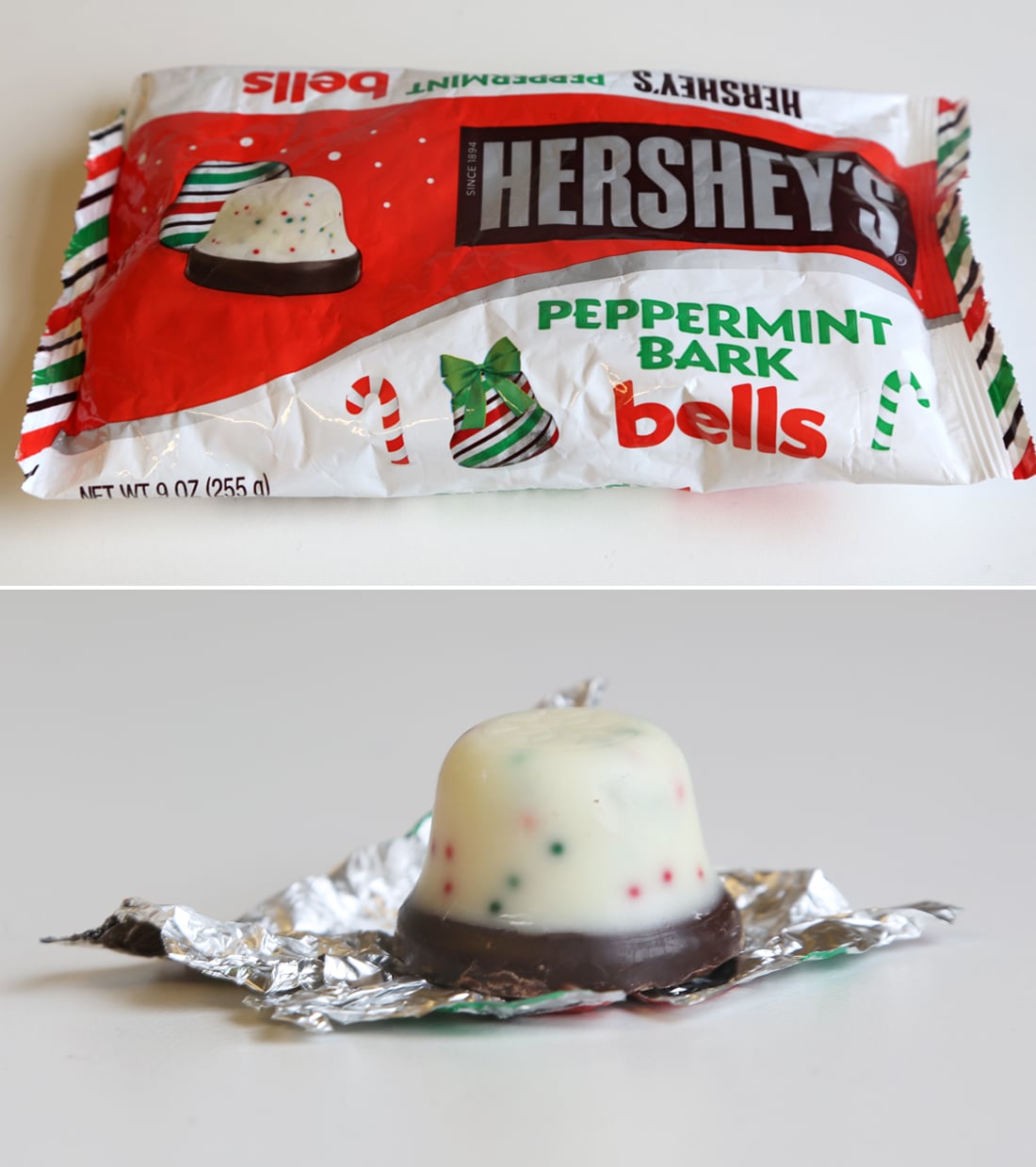 Hershey's Peppermint Bark Bells 60 PeppermintFlavored Products