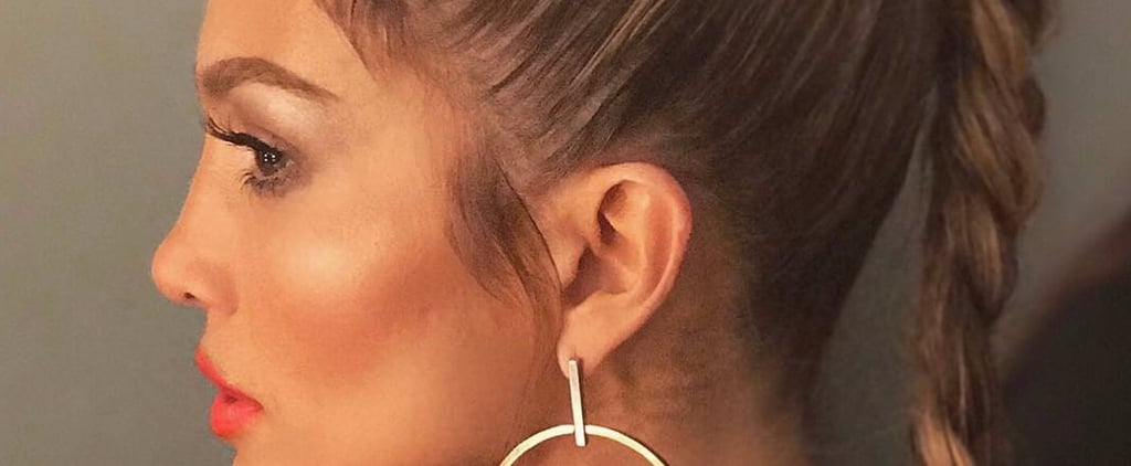 Jennifer Lopez's Baby Hair Instagram February 2017