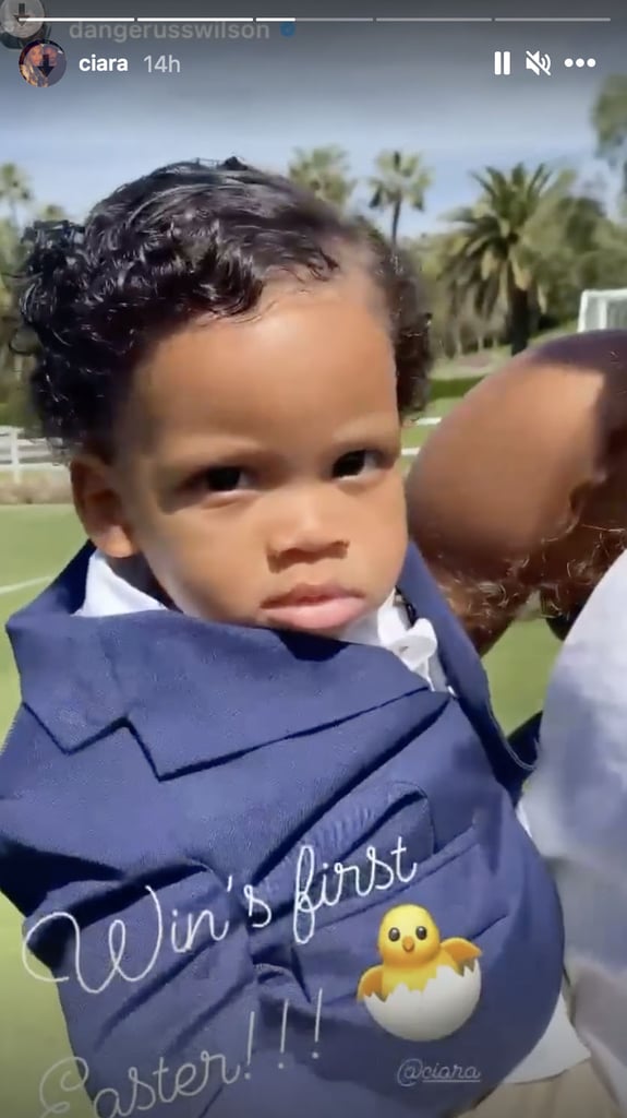 Ciara and Russell Wilson Celebrate Win's First Easter: Video