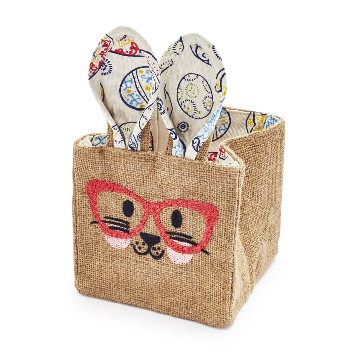 Jute Bunny Basket