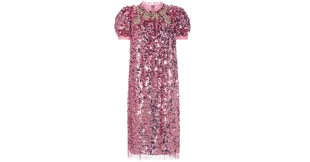 Dolce & Gabbana Sequin-Embellished Dress | Tracee Ellis Ross Pink ...
