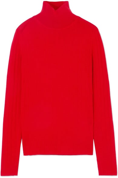 Joseph Ribbed Merino Wool Turtleneck Sweater