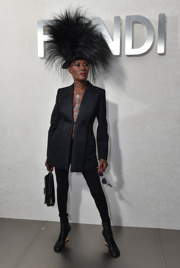 Grace Jones at Fendi's New York Fashion Week Show