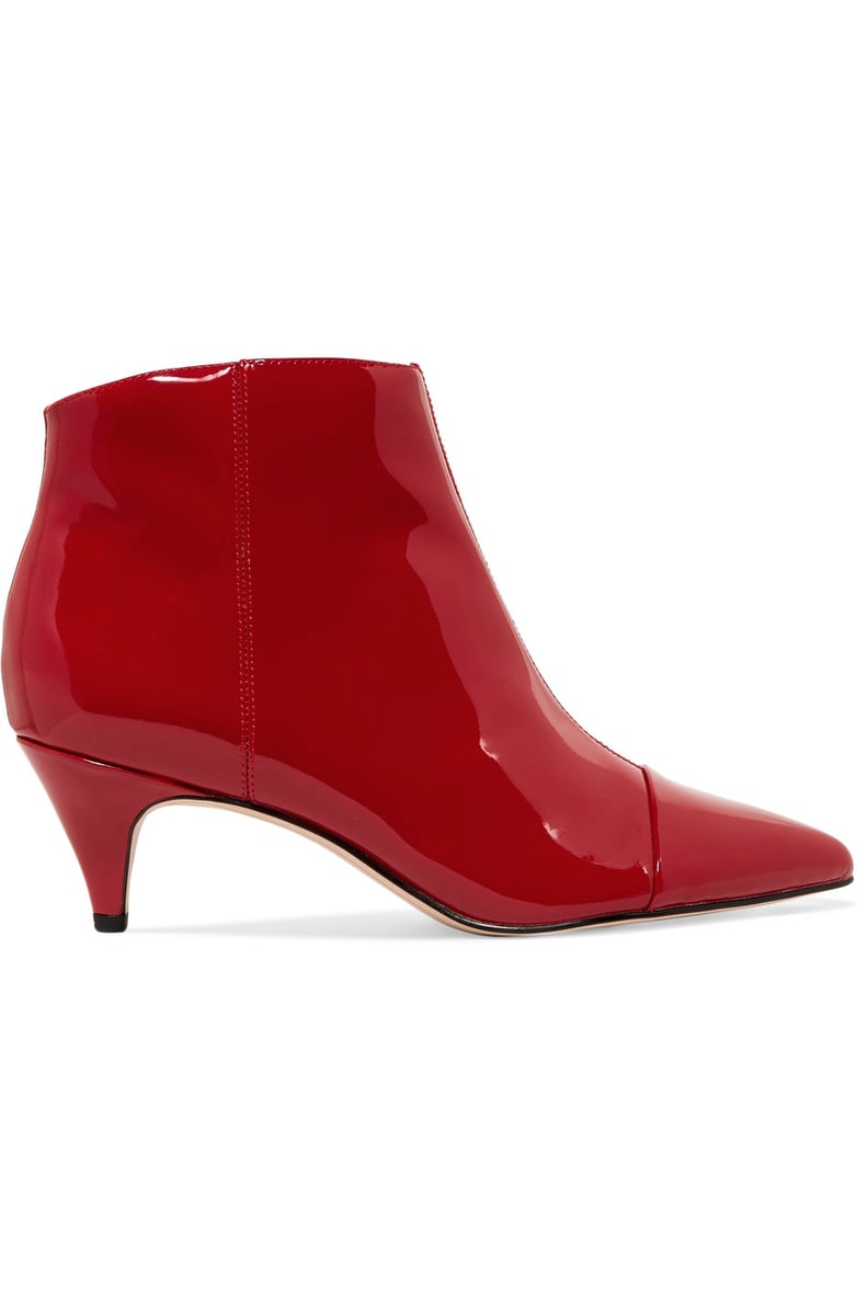 Sam Edelman Kinzey Patent-Leather Ankle Boots