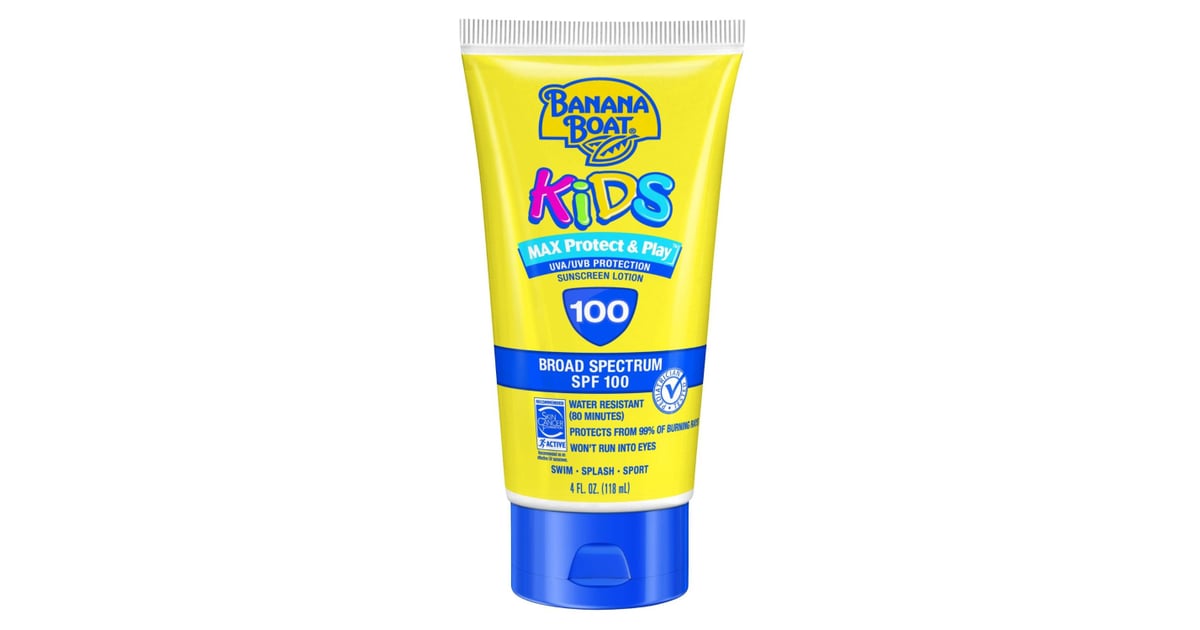 Banana Boat Kids Max Protect & Play Sunscreen Lotion, SPF 100 Harmful