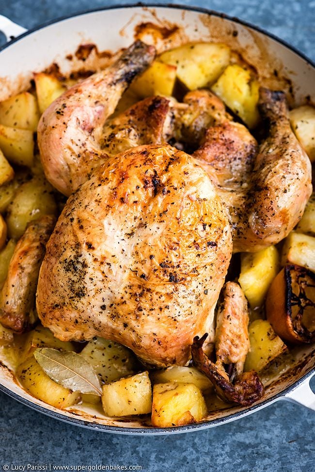 Greek Oven-Roasted Chicken | Chicken Whole30 Recipes | POPSUGAR Fitness ...