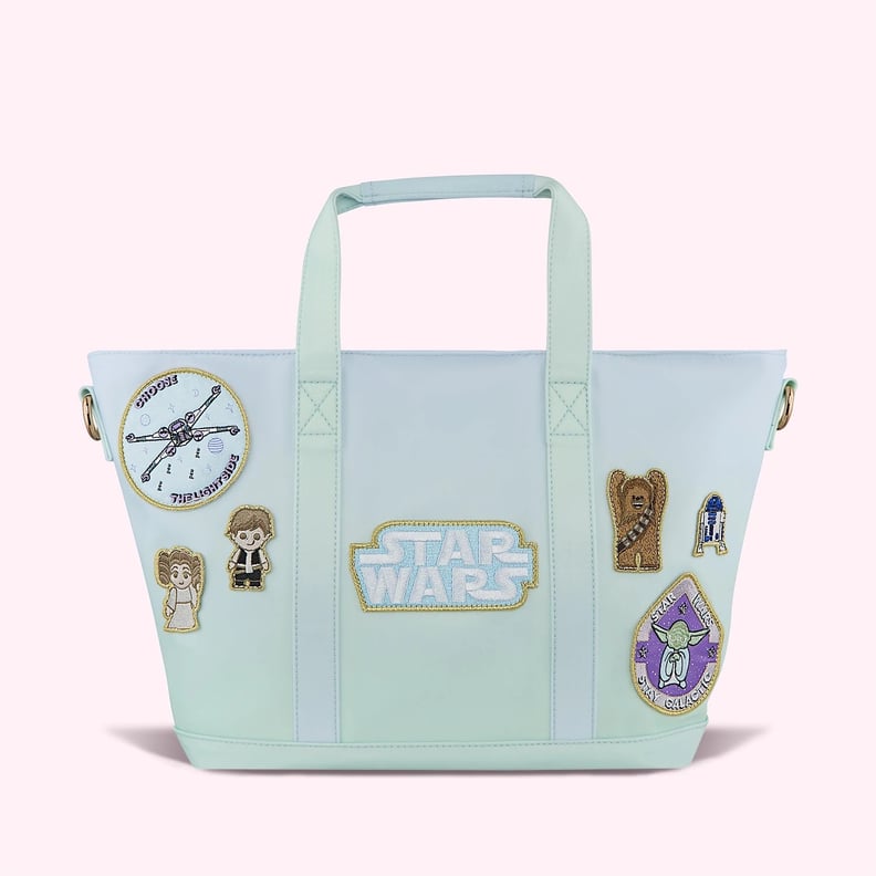 Stylish Patchwork: Star Wars Patched Mini Tote Bag