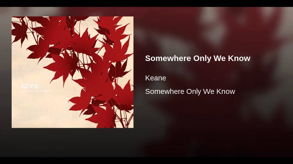 "Somewhere Only We Know" by Keane