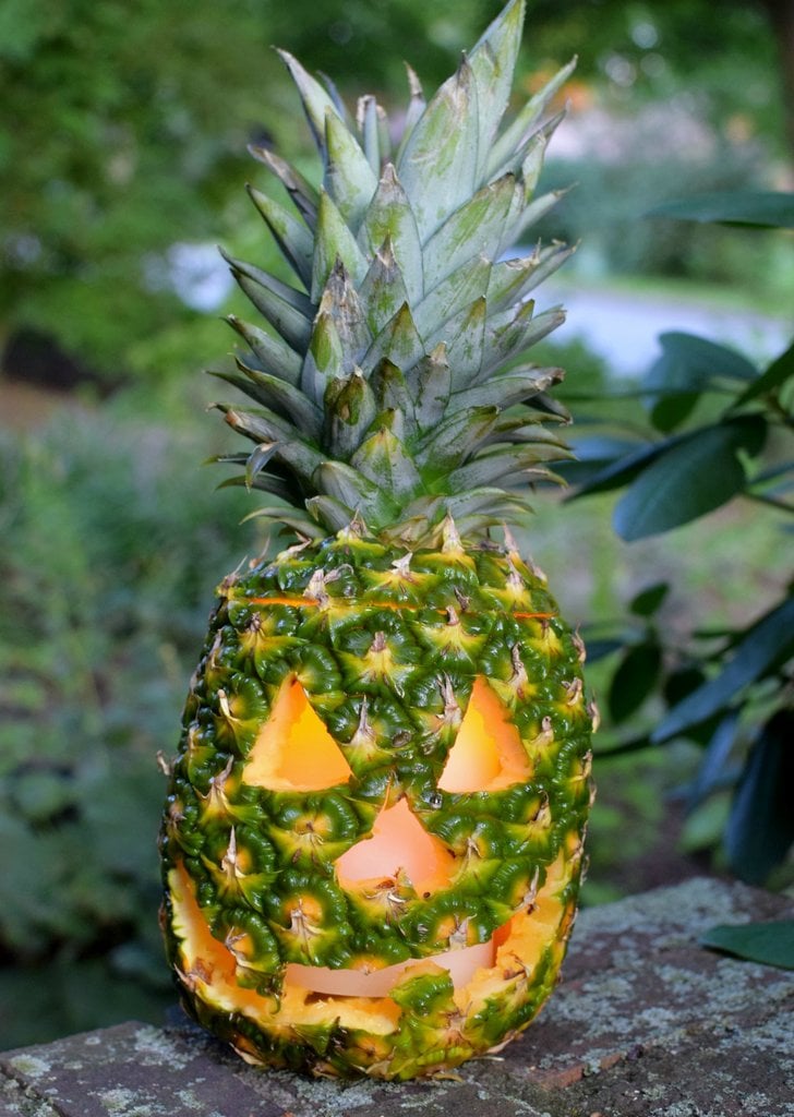 Pineapple Jack-o'-Lanterns