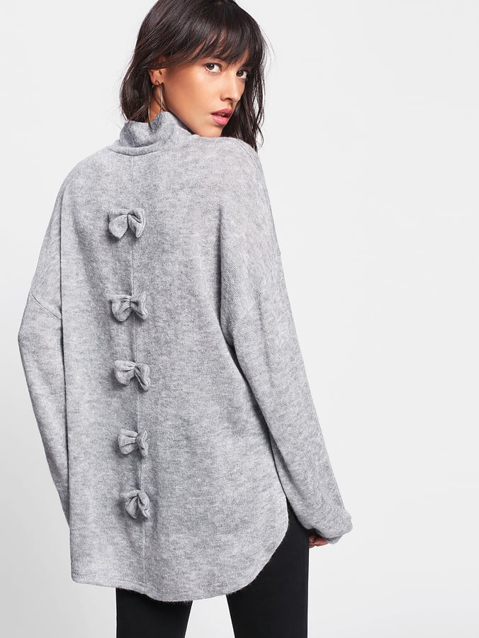 Shein Split-Side Bow-Back Sweater