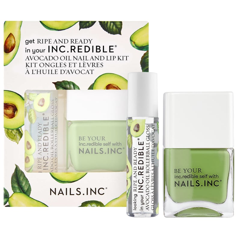 Nails Inc. Ripe and Ready Avocado Oil Nail and Lip Kit