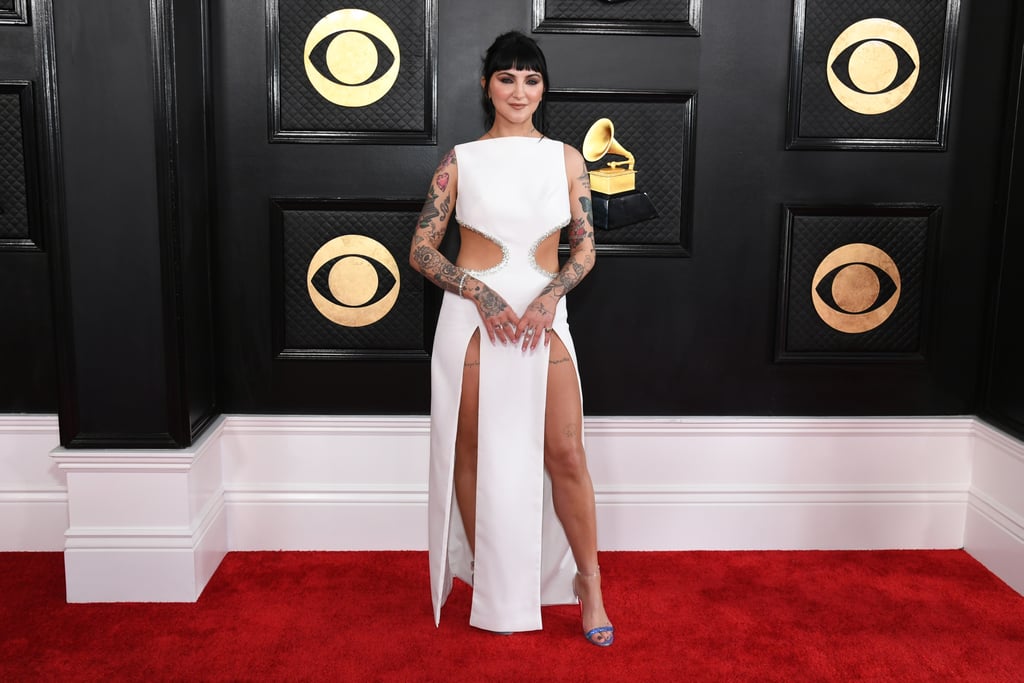 Julia Michaels's Deep French Manicure at 2023 Grammys