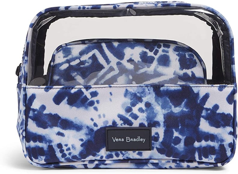 Most Stylish Travel Makeup Bag: Vera Bradley ReActive Cosmetic Makeup Organizer Set