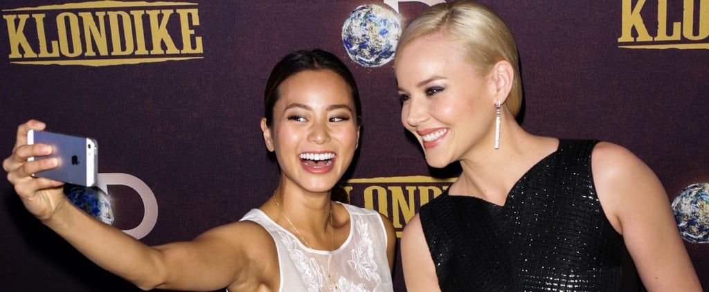 Jamie Chung White Dress Klondike Premiere