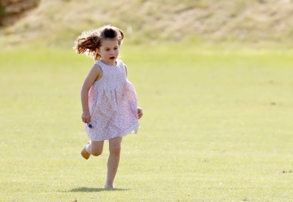 Princess Charlotte Having Fun at Polo Match June 2018