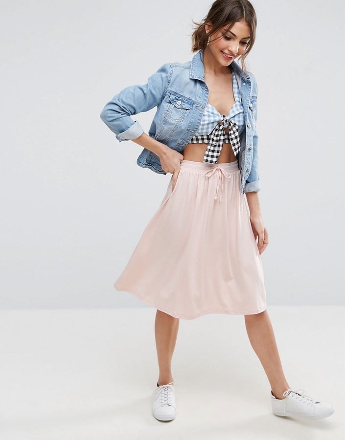 ASOS Jersey Midi Skirt