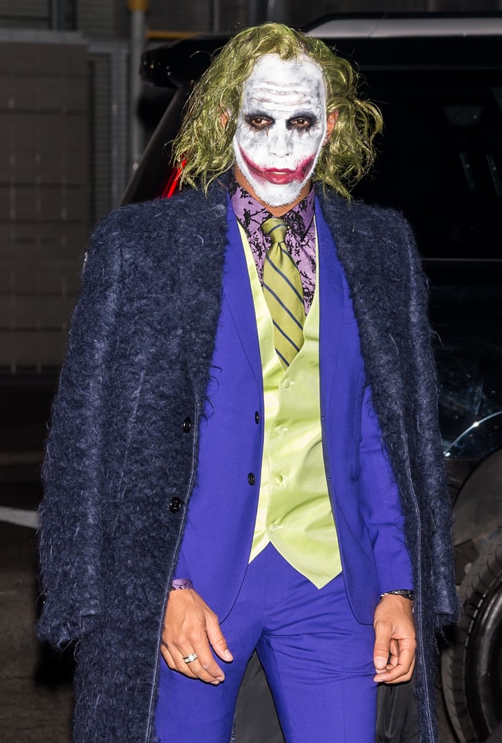 Lewis Hamilton as the Joker | Celebrity Halloween Costumes 2016 ...