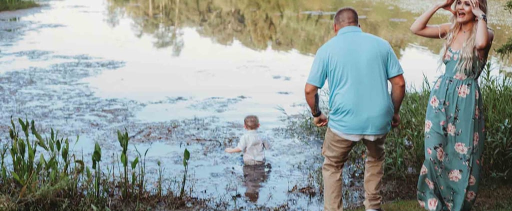 Every Parent Can Relate to This Toddler Who Completely Sabotaged His Family's Photo Shoot