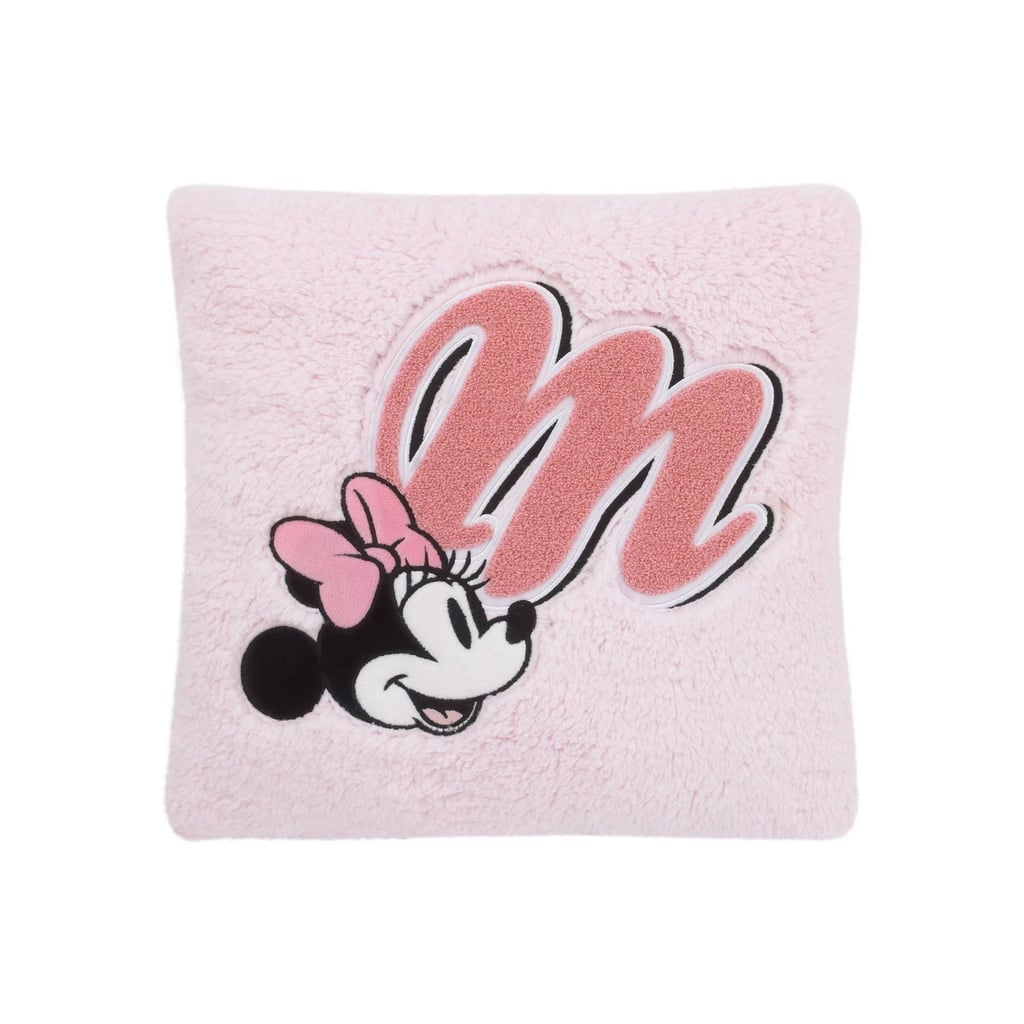 Mickey Mouse & Friends Minnie Mouse Exploration Square Sherpa Throw Pillow