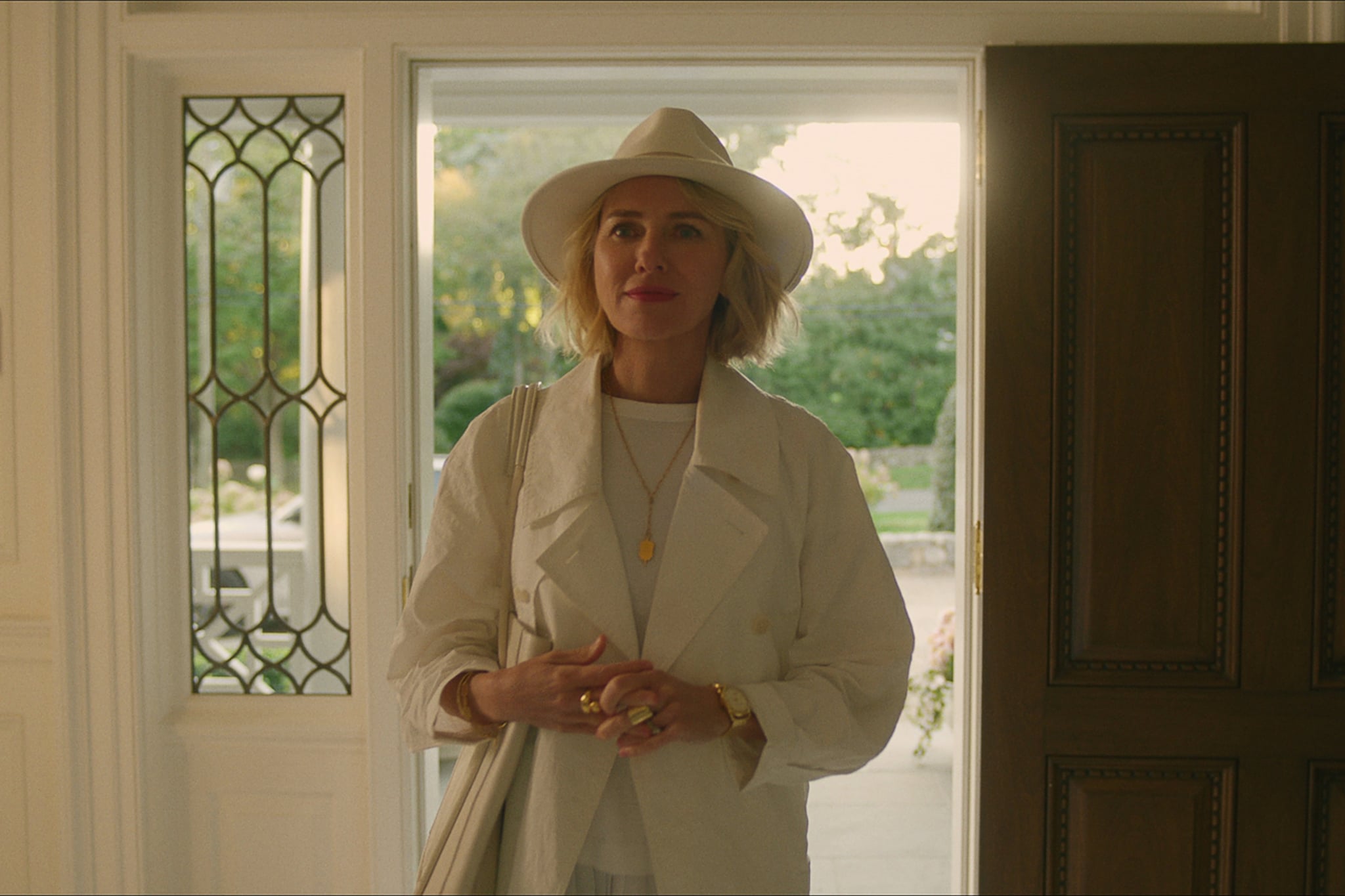 The Watcher. Naomi Watts as Nora Brannock in episode 101 of The Watcher. Cr. Courtesy of Netflix © 2022
