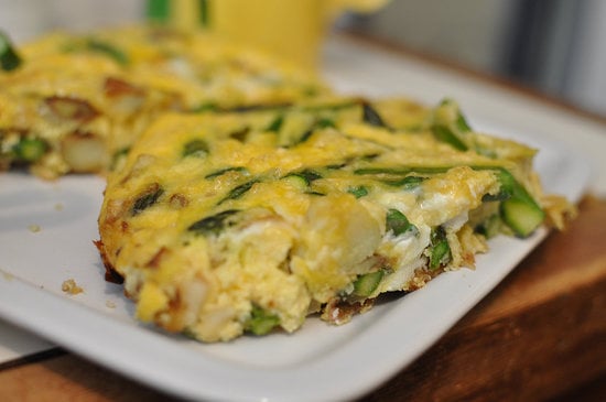 Asparagus, Potato, and Cheddar Frittata