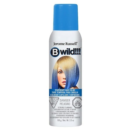Russell B Wild Temp'ry Hair Color Spray in Blue ($6)