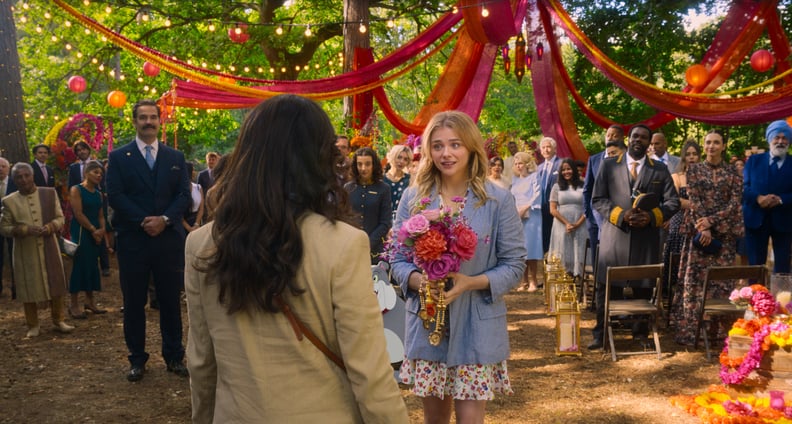 Kayla's Floral Dress and Gingham Blazer