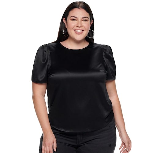 Apt. 9 Plus Size Puff Sleeve Top