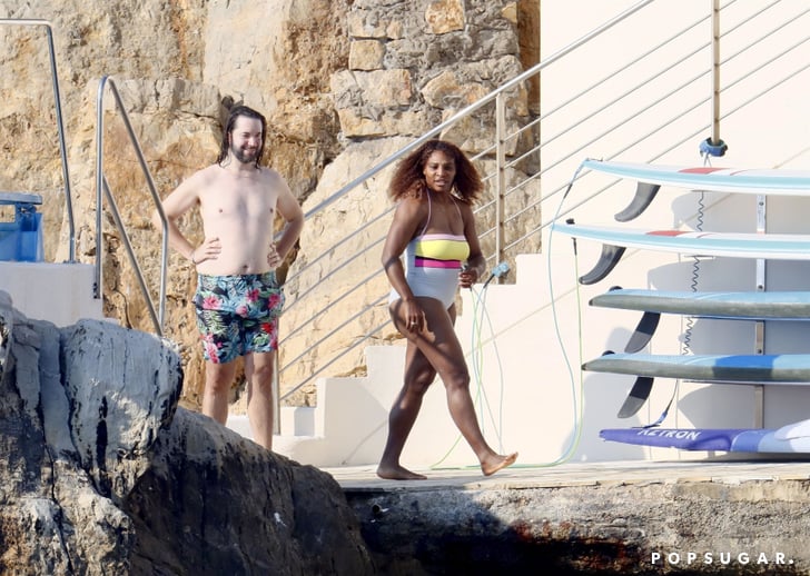 Serena Williams Wears One-Piece Swimsuit on France Holiday