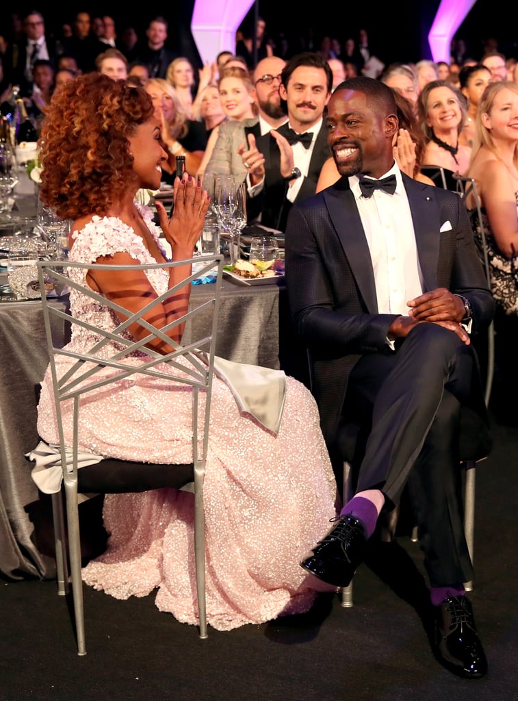 Sterling K. Brown and Ryan Michelle Bathe at 2018 SAG Awards