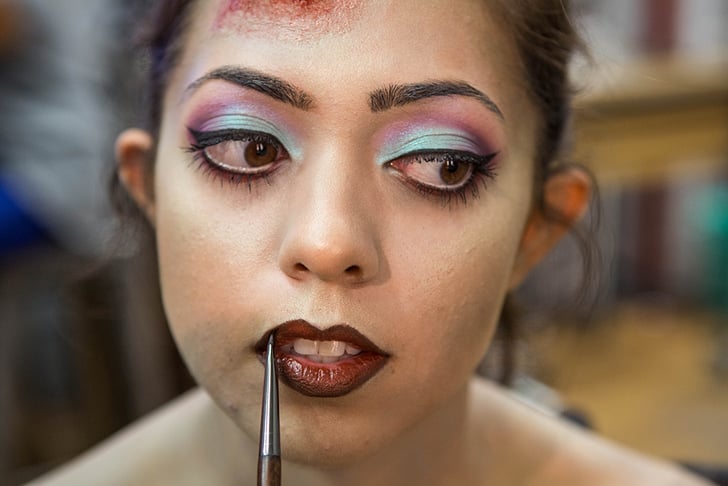 Add A Brown Lip Zombie Princess Jasmine Halloween Makeup Popsugar Beauty Photo 17