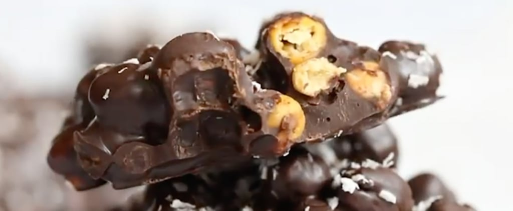 Chocolate-Covered Roasted Chickpea Clusters Recipe
